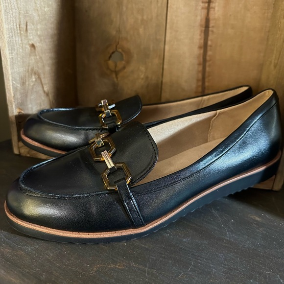 LifeStride Women’s Zee Black Loafers with Chain Accent size 9.5 - Picture 4 of 8